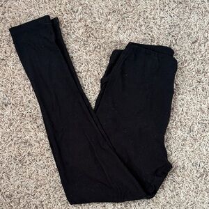 Lularoe black leggings OS